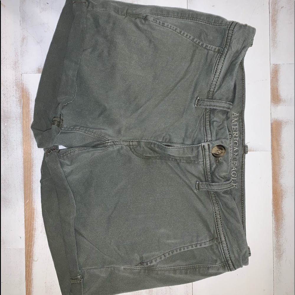American Eagle Olive Green Shorts